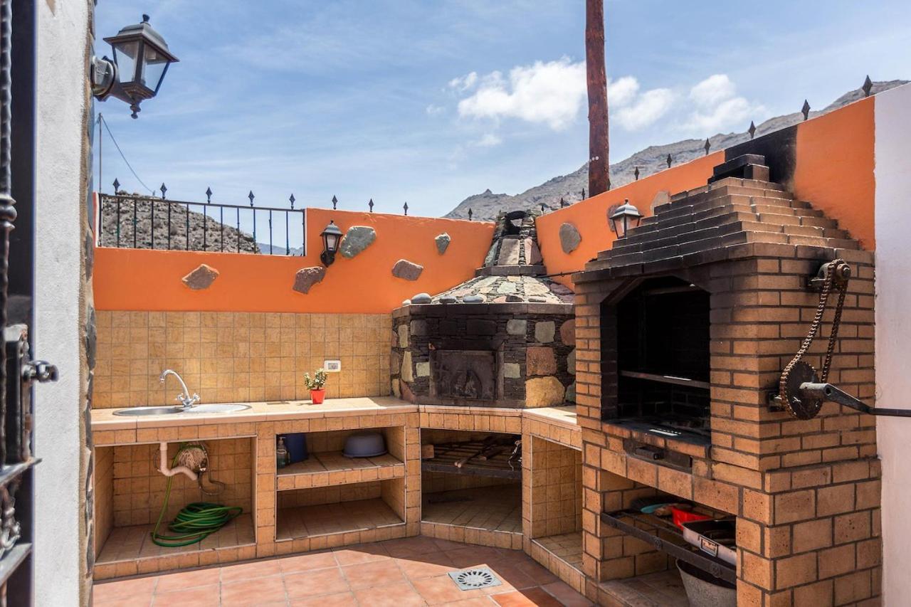 Casa Costera Playa De Tasarte Villa San Nicolas Ngoại thất bức ảnh
