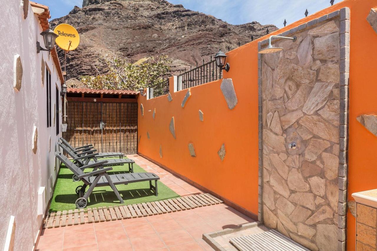 Casa Costera Playa De Tasarte Villa San Nicolas Ngoại thất bức ảnh